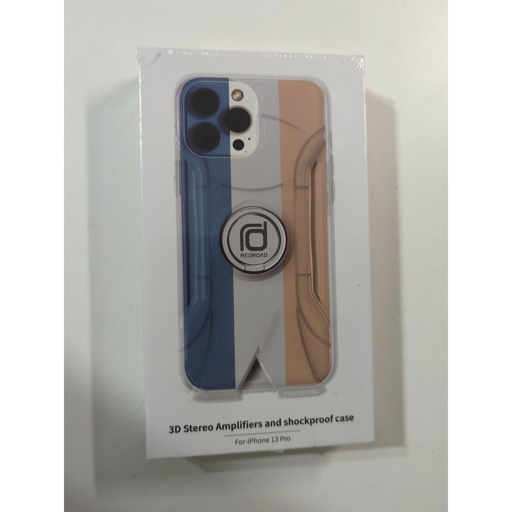 REDROAD 3D Stereo Amplifiers & Shockproof Case for IPhone 13 Pro